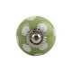 Green Polka Dot Small Ceramic Drawer Knob